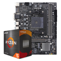 AMD 锐龙R5 5600 R7 5700X3D散片 昂达/精粤B450M B550M白色CPU主板套装主板办公游戏核显台式机电脑 精粤 B450M Ti ARGB 四内存插槽 AMD R5 5500