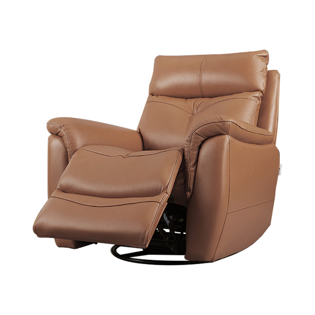 大件超省：乐至宝 GN.A606多功能皮艺沙发单人休闲沙发 电动款 橙色