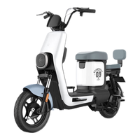 宝岛新国标电动车小M电动自行车48V成人男女通用家庭助力代步车电瓶车超长续航 星曜灰配48V20AH超威品牌铅酸电池