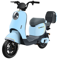 宝岛电动车新国标电动自行车成人男女双人锂电亲子代步俩轮电瓶车 宝石蓝/NFC手机互联/品质 1.0需要自配电池+充电器+无