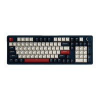 skn 青龙3.0 100键 2.4G蓝牙 多模无线机械键盘 电 TTC烈焰红轴V2 RGB