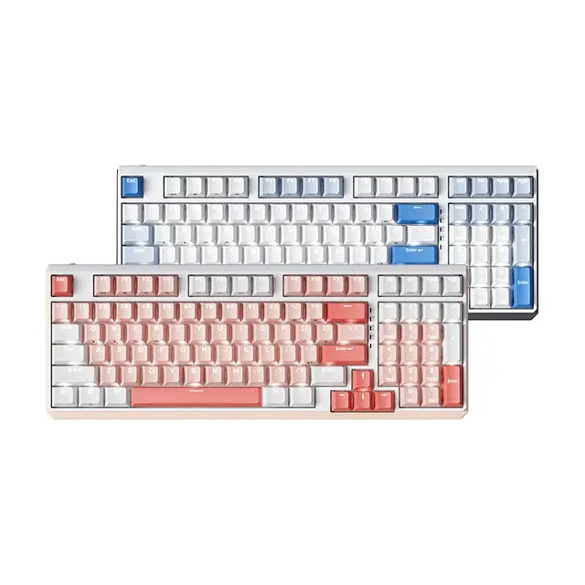 DURGOD 杜伽 K615W 97键 2.4G蓝牙 多模无线机械键盘