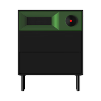 MORRORART S1舒眠边柜蓝牙音箱家居卧室音响唤醒指纹解锁床头柜氛围灯无线充电HIFI智能创意