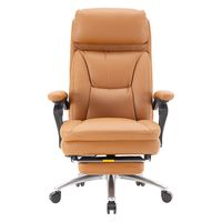 西昊L6D新一代人体工学皮椅老板椅办公椅子可躺电脑椅人工力学座椅 棕色 猫抓皮 【头枕腰枕可调】