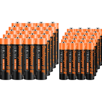 倍量 5号7号电池AAR06碳性AAAR03适用电子秤遥控器等 5号电池20粒+7号电池20粒