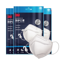 3M 口罩9513轻型N95立体KN95防沙尘防飞沫颗粒物防雾霾PM2.5 3只
