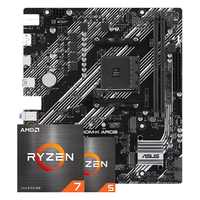 AMD 锐龙R5 5600盒装CPU搭华硕 PRIME A520M-R主板板U套装