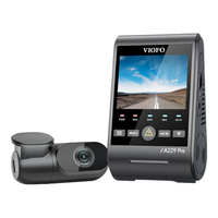 VIOFO行车记录仪A229PRO 4K+2K超清二代星光夜视 前后双录HDR 语音控制 【4K+2K超清】双镜头+降压线 标配无卡【送64G卡】