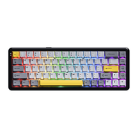 黑爵（AJAZZ）AK680MAX键盘有线 RT可调RGB灯无畏契约游戏电竞键盘 全键热插拔 兼容万磁王轴网页驱动  三模【Hifi磁稻轴】