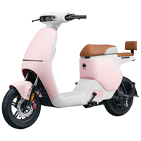 五羊-本田电动自行车U-Qe长续航40KM电动车锂电池48V12Ah电瓶车新国标上班代步小电驴马卡龙粉【原厂包装】 40KM长续航版【原厂包装】