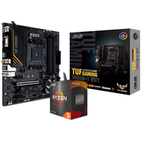 AMD R7-5700X 盒装 CPU处理器+华硕 B550M-PLUS 板U套装