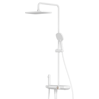 瑞尔特（R&T）淋浴花洒套装全套全铜主体水路自清洁增压钢琴按键大置物台K25