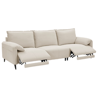 顾家家居 KUKA  90.YG.7007 电动功能布沙发 小三人位左电动 薏仁白