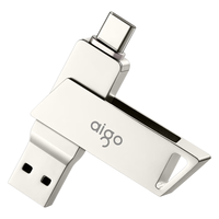 爱国者 U350 USB 3.0 U盘 银色 64GB USB-A/Type-C双口