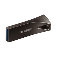 SAMSUNG 三星 BAR Plus系列 BE4 USB3.1 U盘 深空灰 128GB USB-A
