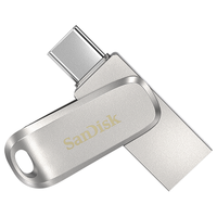 SanDisk 闪迪 至尊高速系列 酷锃 DDC4 USB3.1 U盘 银色 64GB Type-C