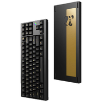 玄派 METAPHYUNIPD87M客制化机械键盘无线蓝牙三模游戏键盘 全铝CNC精雕 碰珠快拆 Gasket结构 全键热插拔 黑金 PD87M-太极轴-黑金键帽-RGB