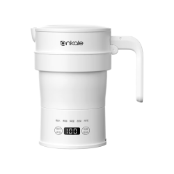 ankale 折叠电热水壶 700mL 纯白