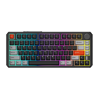 Dareu 达尔优 A75HE 全铝 有线机械键盘 极客黑 天空磁轴 RGB
