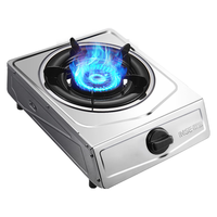 移动端、京东百亿补贴：樱雪 燃气灶天然气单灶台式 5.0kw大火力单眼