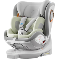 路途乐（lutule）儿童座椅0-12岁360旋转座椅I-Size认证乐智-智能粽野绿