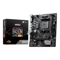 微星(MSI) B550迫击炮台式机电脑游戏主板 支持5500 5600G 5700X 5700G B450M-A PRO MAX II