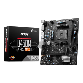 微星（MSI） B550迫击炮台式机电脑游戏主板 支持5500 5600G 5700X 5700G B450M-A PRO MAX II