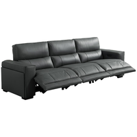 CHEERS 芝华仕 30308+30213 真皮功能沙发 四人位双功能+单人位 深空灰