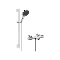 汉斯格雅 境雨手持花洒喷头恒温浴缸龙头淋浴组合套装