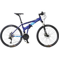  DAHON/大行 铝合金 折叠山地车 双碟刹 27速  消光蓝 其它