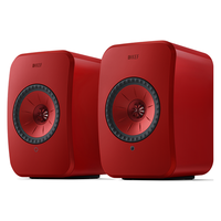 KEF LSX II 2.0声道 室内 蓝牙音箱 红色