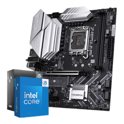 七彩虹 B760M主板 搭配酷睿i7/i5 12700KF/14600KF/13490F/12600KF/12490F主板CPU套装 B760M-WHITE WIFI D4