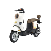 雅迪欧曼【京东区域专款】电动自行车长续航新国标新能安锂电电池电动车通勤男女奶油白咖 欧曼锂电白咖