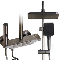 BSITN 淋浴花洒套装浴室增压花洒全套钢琴按键卫生间淋浴花洒B106