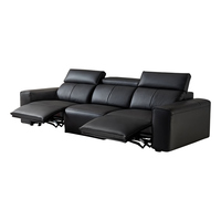 QuanU 全友 102956 电动大黑牛沙发 左1+中1+右1功能 黑色