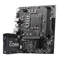 MSI微星12代intel CPU主板套装 i5 12400f 12490f 12600kf 散片 板U套装 微星 H610M-E DDR4 12代i5-12400F散片【三年店保】