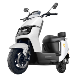 新日 电动车72V35Ah石墨烯长续航电摩1200W大功率成人代步电瓶车 曙光白