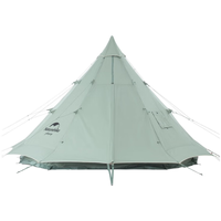 Naturehike 挪客户外 朗12.3 帐篷 NH20ZPOO5 尤加利青 414*414*280cm 3-4人