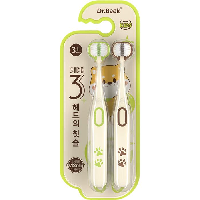  DR.BAEK 三面刷头 儿童牙刷  1盒