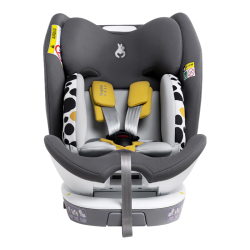 EURO KIDS 座椅0-12岁360度旋转新生儿车载汽车用座椅星途pro星空灰 星空灰