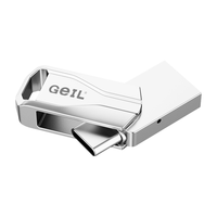 GEIL金邦128GB USB3.1 Type-C手机U盘高速读取150MB/s两用OTG双接口安卓苹果电脑通用优盘 GP200系列 【128G】