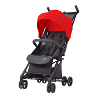 宝得适婴儿推车婴儿伞车可坐可躺轻便可折叠手推车Holiday3 火辣红