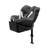 cybex 儿童座椅0-4一键360度旋转双向坐躺车载Sirona Gi i-Size Plus岩石灰