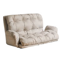 家逸懒人沙发可睡觉客厅卧室单人双人沙发小户型榻米休闲折叠床午休椅