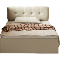 林氏家居榻榻米床衣柜一体小户型1米2高箱收纳板式床林氏木业OV9A 【高床头】储物床+3G储物柜+床垫 1200mm*2000mm