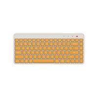 小米 XMBXJP01YM 85键 2.4G蓝牙 双模无线薄膜键盘 米白色