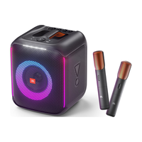 JBL 杰宝 Partybox Encore 音乐战将欢唱版 便携蓝牙音箱 黑色