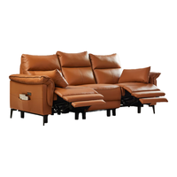 8H B9s 真皮电动多功能单人沙发 活力橙