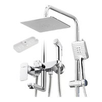  箭牌 ARROW AE3445MS 淋浴花洒套装 银色