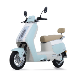 台铃 电动摩托车明星100公里长续航电动车1200W高速电摩铅酸电池72V22Ah上班代步电瓶车远山绿不带尾箱